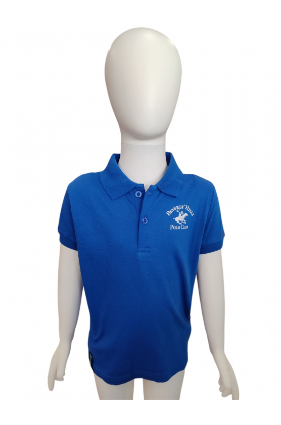 ΜΠΛΟΥΖΑ POLO ΓΙΑ  ΜΙΚΡΟ ΑΓΟΡΙ BEVERLY HILLS POLO 7656MP00236 ΜΠΛΕ ΡΟΥΑ