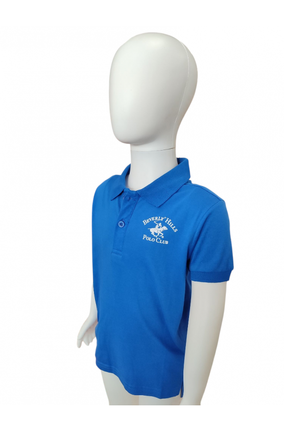 ΜΠΛΟΥΖΑ POLO ΓΙΑ  ΜΙΚΡΟ ΑΓΟΡΙ BEVERLY HILLS POLO 7656MP00236 ΜΠΛΕ ΡΟΥΑ