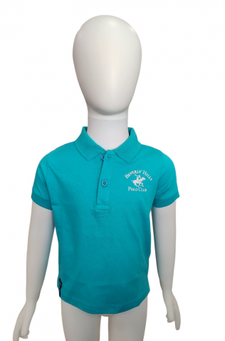 ΜΠΛΟΥΖΑ POLO ΓΙΑ  ΜΙΚΡΟ ΑΓΟΡΙ BEVERLY HILLS POLO 7676MP00095 ΤΥΡΚΟΥΑΖ