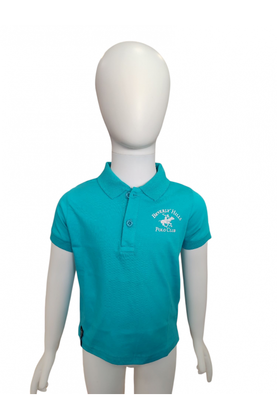 ΜΠΛΟΥΖΑ POLO ΓΙΑ  ΜΙΚΡΟ ΑΓΟΡΙ BEVERLY HILLS POLO 7676MP00095 ΤΥΡΚΟΥΑΖ