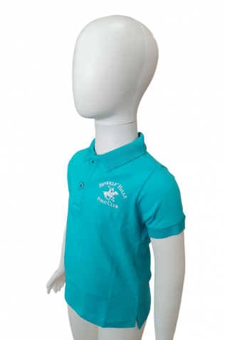 ΜΠΛΟΥΖΑ POLO ΓΙΑ  ΜΙΚΡΟ ΑΓΟΡΙ BEVERLY HILLS POLO 7676MP00095 ΤΥΡΚΟΥΑΖ