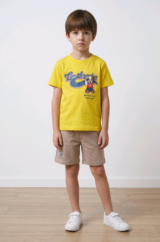 ΣΕΤ ΜΕ ΣΟΡΤΣ  ΓΙΑ ΜΙΚΡΟ ΑΓΟΡΙ BEVERLY HILLS POLO CLUB 7676K0011 GIALLO