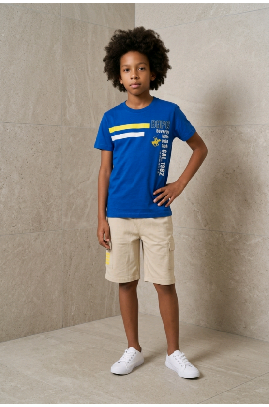 ΣΕΤ ΜΠΛΟΥΖΑ ΜΕ ΣΟΡΤΣ  ΓΙΑ  ΑΓΟΡΙ BEVERLY HILLS POLO CLUB 76B6K0061T AZUL