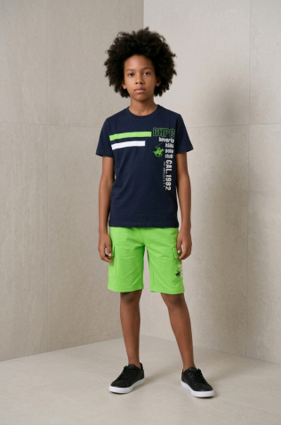 ΣΕΤ ΜΠΛΟΥΖΑ ΜΕ ΣΟΡΤΣ  ΓΙΑ  ΑΓΟΡΙ BEVERLY HILLS POLO CLUB 76B6K0061T BLUE