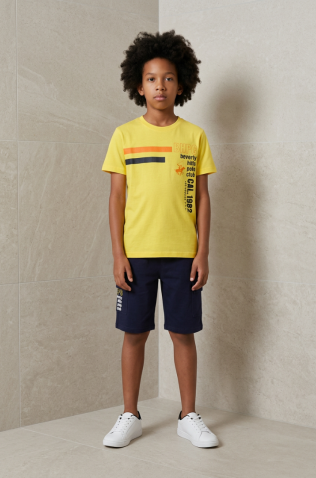 ΣΕΤ ΜΠΛΟΥΖΑ ΜΕ ΣΟΡΤΣ  ΓΙΑ  ΑΓΟΡΙ BEVERLY HILLS POLO CLUB 76B6K0061T GIALLO