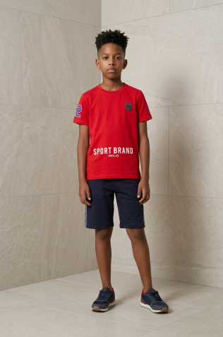 ΣΕΤ ΜΠΛΟΥΖΑ ΜΕ ΣΟΡΤΣ  ΓΙΑ  ΑΓΟΡΙ BEVERLY HILLS POLO CLUB 76B6K0060T RED GOJI