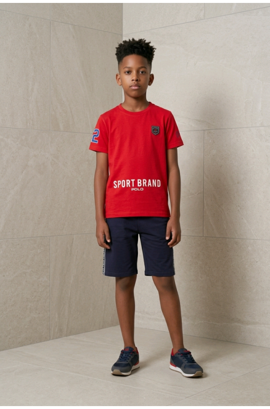 ΣΕΤ ΜΠΛΟΥΖΑ ΜΕ ΣΟΡΤΣ  ΓΙΑ  ΑΓΟΡΙ BEVERLY HILLS POLO CLUB 76B6K0060T RED GOJI