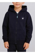 Ζακέτα  με κουκούλα για αγόρια Beverly Hills Polo Club 76B1F002 BLUE