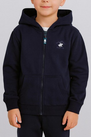 Ζακέτα  με κουκούλα για αγόρια Beverly Hills Polo Club 76B1F002 BLUE