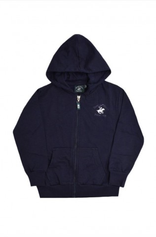 Ζακέτα  με κουκούλα για αγόρια Beverly Hills Polo Club 76B1F002 BLUE