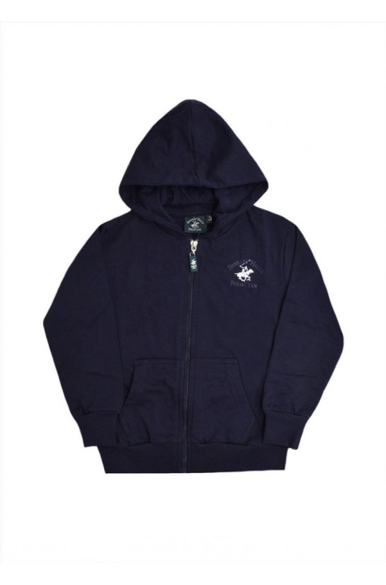 Ζακέτα  με κουκούλα για αγόρια Beverly Hills Polo Club 76B1F002 BLUE