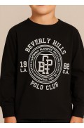 Μπλούζα μακό Για Αγόρι Beverly Hills Polo Club 76B1M0042 BLACK