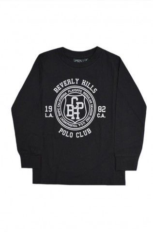 Μπλούζα μακό Για Αγόρι Beverly Hills Polo Club 76B1M0042 BLACK