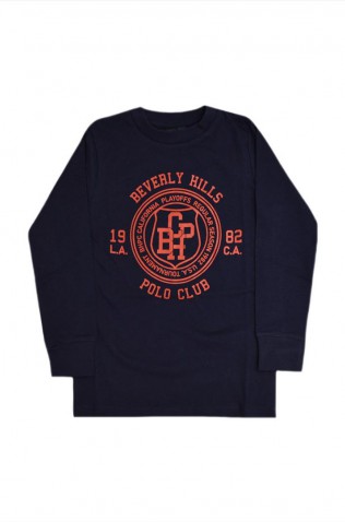 Μπλούζα μακό Για Αγόρι Beverly Hills Polo Club 76B1M0042 Blue