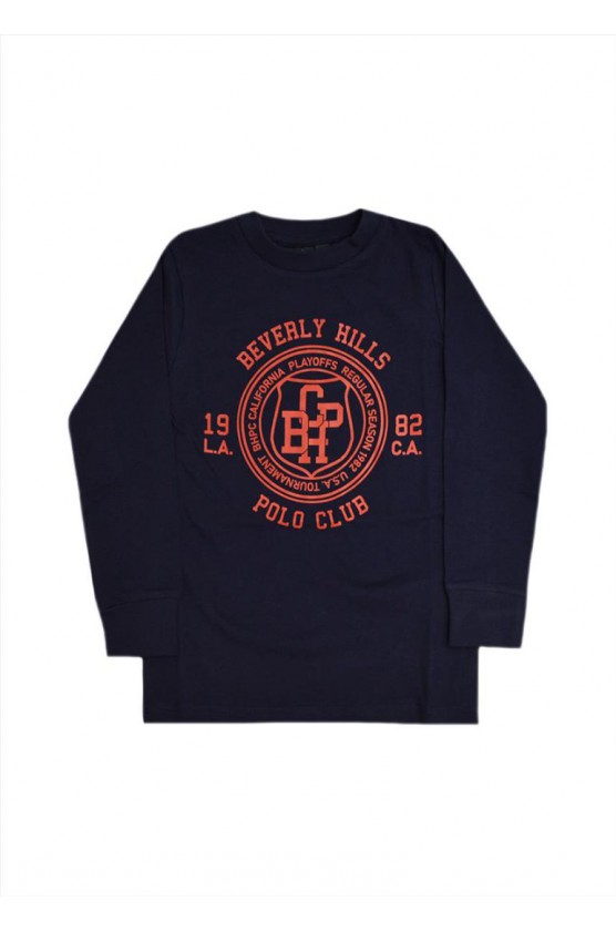Μπλούζα μακό Για Αγόρι Beverly Hills Polo Club 76B1M0042 Blue
