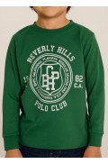 Μπλούζα μακό Για Αγόρι Beverly Hills Polo Club 76B1M0042 Green