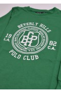 Μπλούζα μακό Για Αγόρι Beverly Hills Polo Club 76B1M0042 Green