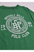 Μπλούζα μακό Για Αγόρι Beverly Hills Polo Club 76B1M0042 Green