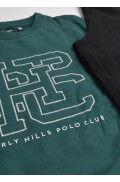 Σετ φόρμας για αγόρια Beverly Hills Polo Club 76B1Τ0014 FOREST GREEN