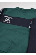 Σετ φόρμας για μικρά αγόρια Beverly Hills Polo Club 76B1Τ0020 FOREST GREEN