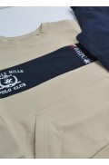 Σετ φόρμας για μικρά αγόρια Beverly Hills Polo Club 76B1Τ0020 NATURAL GREY
