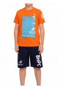 ΣΕΤ ΜΠΛΟΥΖΑ ΜΕ ΣΟΡΤΣ  ΓΙΑ  ΑΓΟΡΙ BEVERLY HILLS POLO CLUB 76B6K0049T ARANCIO