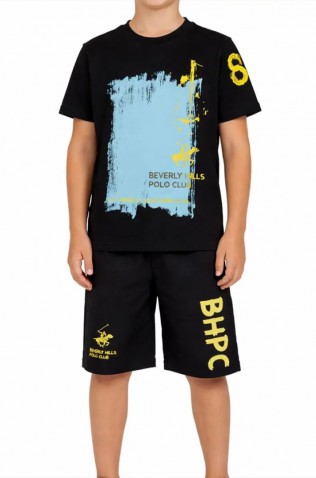 ΣΕΤ ΜΠΛΟΥΖΑ ΜΕ ΣΟΡΤΣ  ΓΙΑ  ΑΓΟΡΙ BEVERLY HILLS POLO CLUB 76B6K0049T BLACK