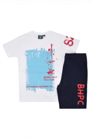 ΣΕΤ ΜΠΛΟΥΖΑ ΜΕ ΣΟΡΤΣ  ΓΙΑ  ΑΓΟΡΙ BEVERLY HILLS POLO CLUB 76B6K0049T WHITE