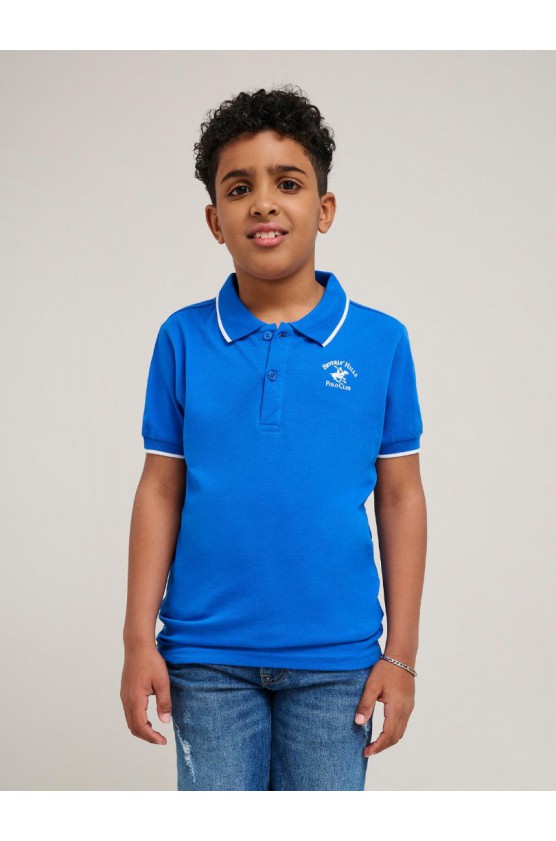 ΜΠΛΟΥΖΑ POLO ΓΙΑ  ΑΓΟΡΙ BEVERLY HILLS POLO CLUB 7636MP00058 BLUE ROYAL