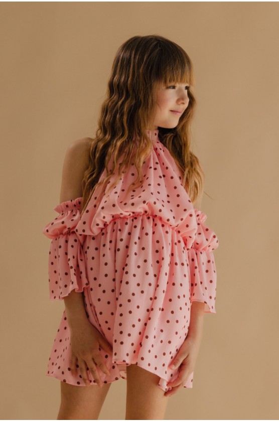 ΦΟΡΕΜΑ ΜΕ ΠΟΥ ΓΙΑ ΚΟΡΙΤΣΙΑ ALICE S26-A11031 ΡΟΖ