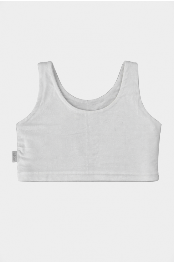 ΤΟΠ CROP BAMBOO ΓΙΑ ΚΟΡΙΤΣΙΑ ALICE S26-A14061 ΕΚΡΟΥ