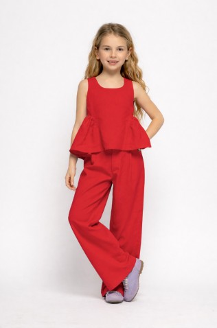 ΣΕΤ ΤΟΠ ΜΕ ΠΑΝΤΕΛΟΝΑ ΛΙΝΗ ΓΙΑ ΚΟΡΙΤΣΙΑ ALICE S26-A18122 KOKKINO