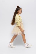 ΦΟΡΕΜΑ ΜΕ ΤΟΥΛΙ ΓΙΑ ΚΟΡΙΤΣΙΑ ALICE S26-A11061 ΕΚΡΟΥ