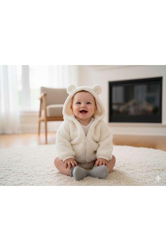 ΖΑΚΕΤΑ ΓΟΥΝΑΚΙ ΜΕ ΚΟΥΚΟΥΛΑ ΓΙΑ ΜΩΡΑ ΚΟΡΙΤΣΙΑ BABYBOL 250853 ΕΚΡΟΥ