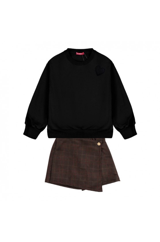 ΣΕΤ ΦΟΥΤΕΡ  ΚΑΙ  ΦΟΥΣΤΑ ΣΟΡΤΣ  ΓΙΑ  ΚΟΡΙΤΣΙΑ DOMER 4692 ΜΑΥΡΟ