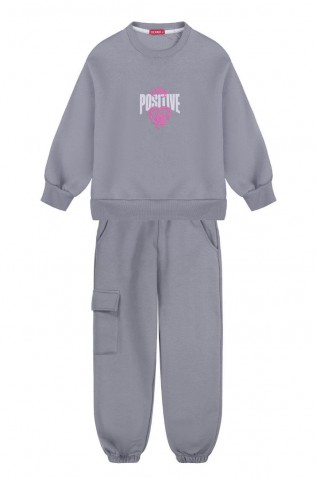 ΣΕΤ ΦΟΥΤΕΡ ΜΕ ΠΑΝΤΕΛΟΝΙ ΦΟΡΜΑΣ  ΓΙΑ  ΚΟΡΙΤΣΙΑ DOMER 4685 ΓΚΡΙ