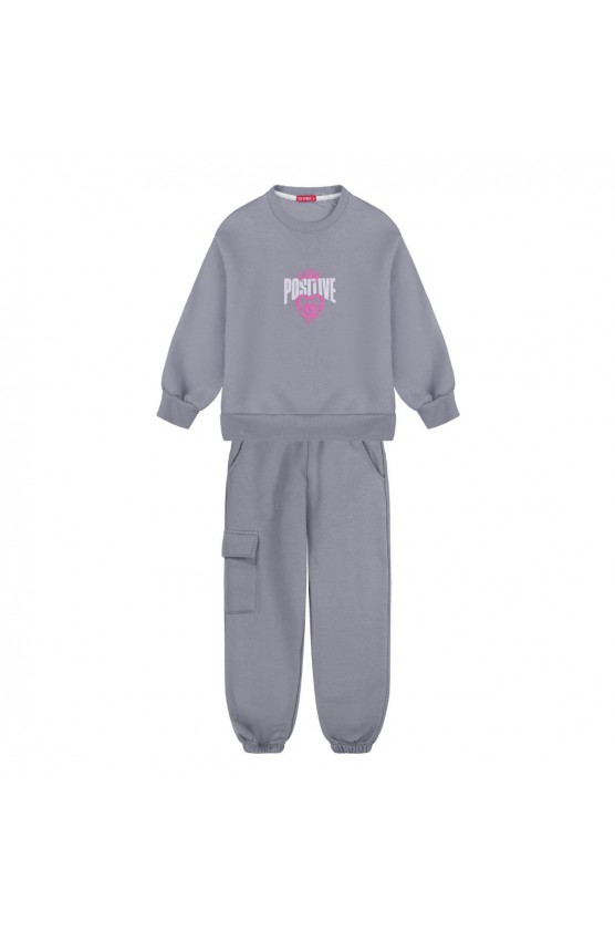 ΣΕΤ ΦΟΥΤΕΡ ΜΕ ΠΑΝΤΕΛΟΝΙ ΦΟΡΜΑΣ  ΓΙΑ  ΚΟΡΙΤΣΙΑ DOMER 4685 ΓΚΡΙ