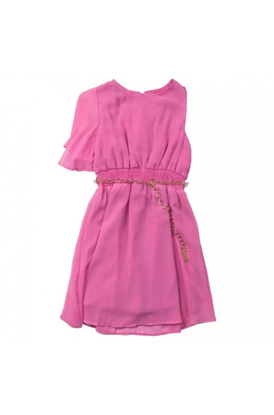 Φόρεμα με έναν ώμο  για κορίτσια  EBITA 242034 φούξια