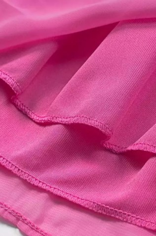 Φόρεμα με έναν ώμο  για κορίτσια  EBITA 242034 φούξια