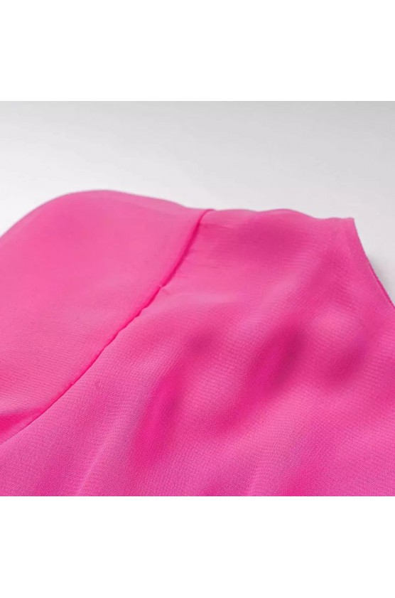 Φόρεμα με έναν ώμο  για κορίτσια  EBITA 242034 φούξια