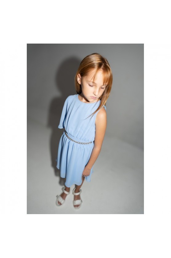Φόρεμα με έναν ώμο  για κορίτσια  EBITA 242034 γαλάζιο