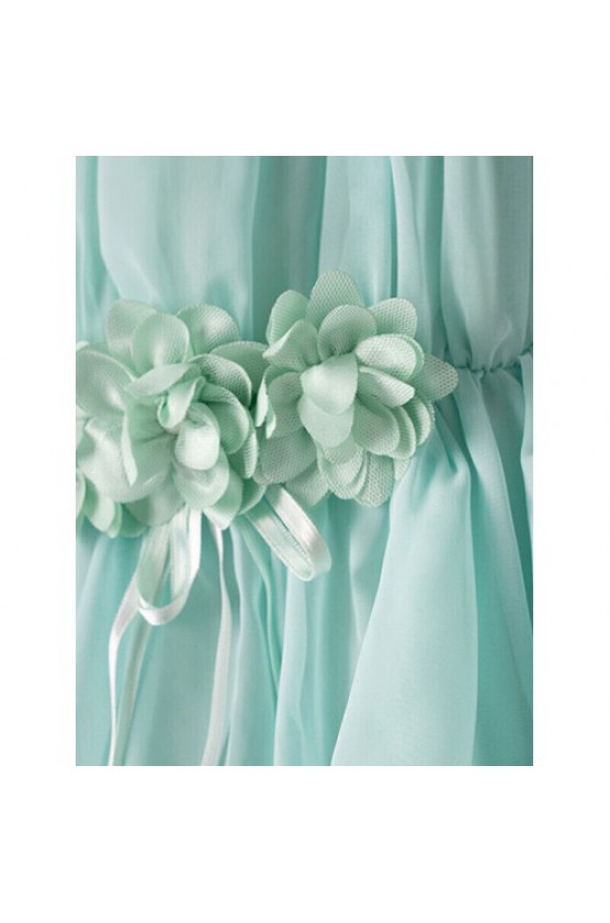 Φόρεμα αμάνικο  για κορίτσια  EBITA 242036 βεραμάν