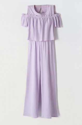 Ολοσωμή παντελόνα για κορίτσια EBITA 242090 λιλά