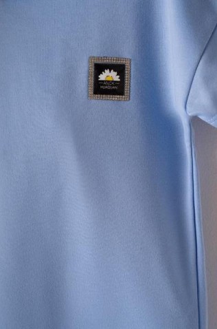 Σετ μπλούζα με παντελόνα cargo  για  κορίτσια EBITA  242092 σιέλ