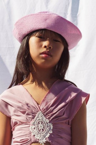 Σετ τοπ με παντελόνα  για  κορίτσια EBITA  242108 ροζ 