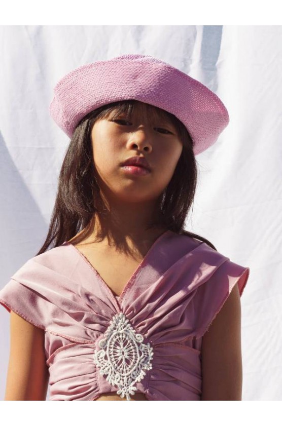 Σετ τοπ με παντελόνα  για  κορίτσια EBITA  242108 ροζ