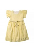 Φόρεμα αμάνικο για μικρά κορίτσια  EBITA 242203 Κίτρινο