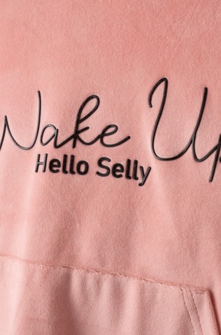 Σετ φόρμας βελουτέ  για κορίτσια EBITA 243044 ροζ