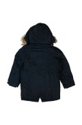 Μπουφάν  παρκά με κουκούλα για  κορίτσια EBITA 243046 μαύρο