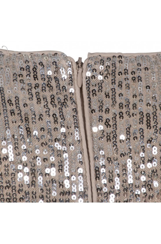 Φόρεμα με παγιέτες EBITA 243079 ασημί